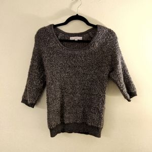 LOFT Petites Gray Sweater